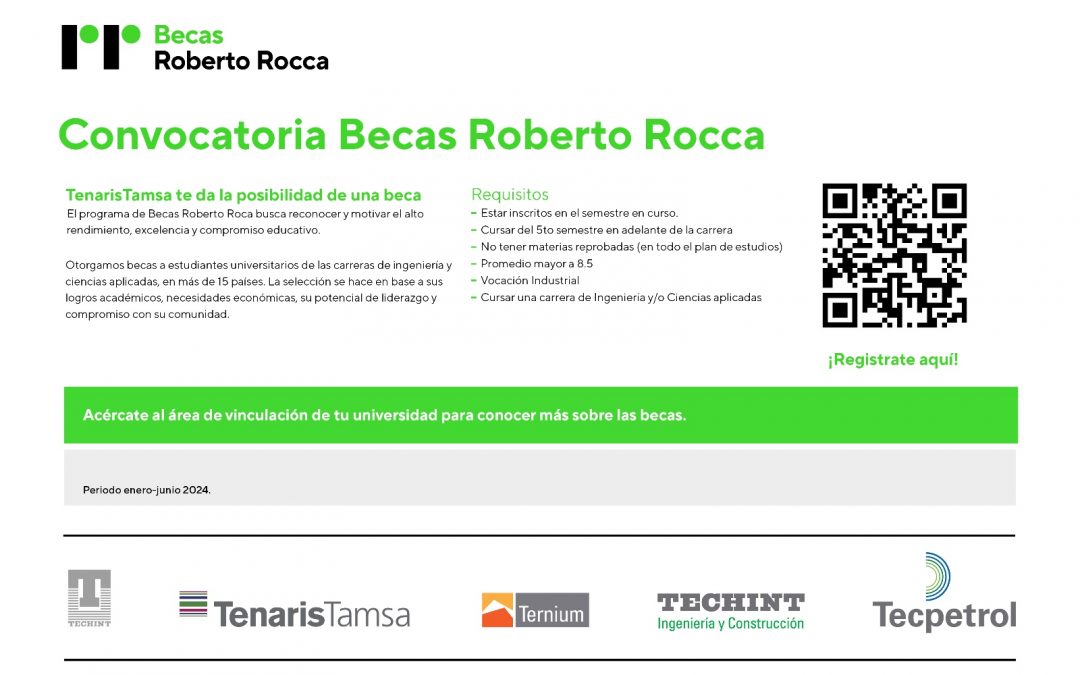Convocatoria Becas Roberto Rocca