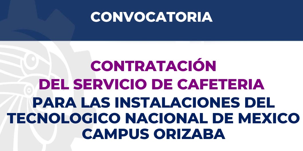Convocatoria Cafetería 2024