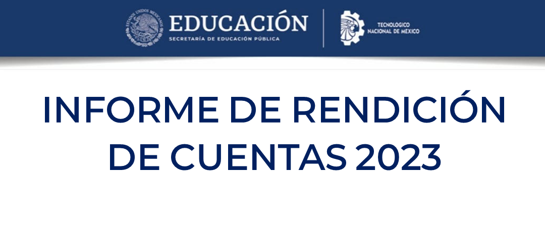 INFORME DE RENDICIÓN DE CUENTAS 2023