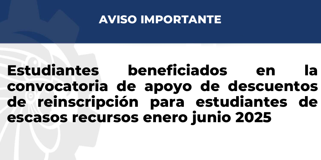 Estudiantes beneficiados