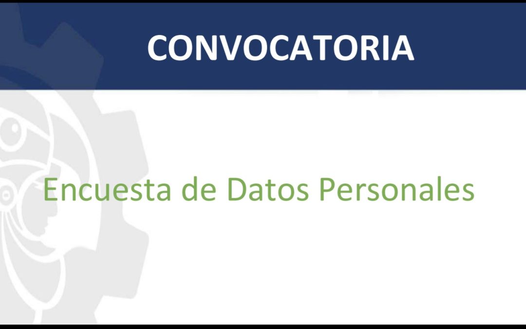 Encuesta de datos personales
