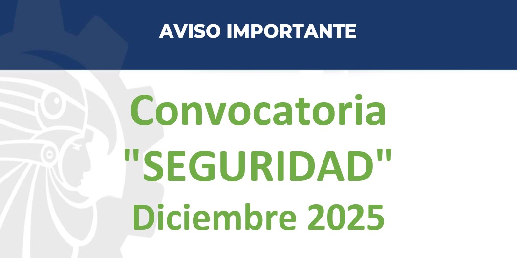 Convocatoria SEGURIDAD