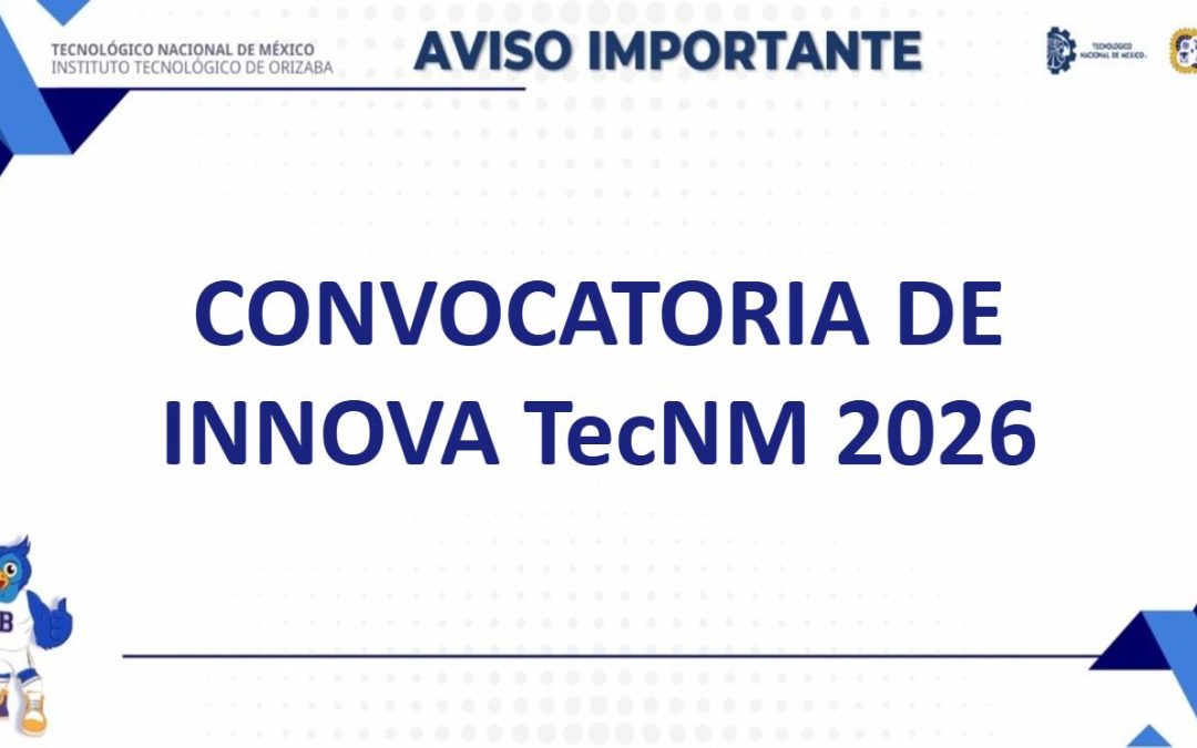 Convocatoria de Innova TecNM 2026
