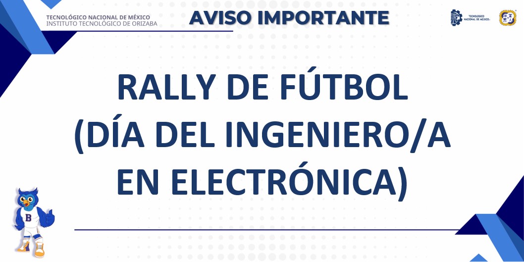 Rally de Fútbol en el Día del Ingeniero/a en Electrónica